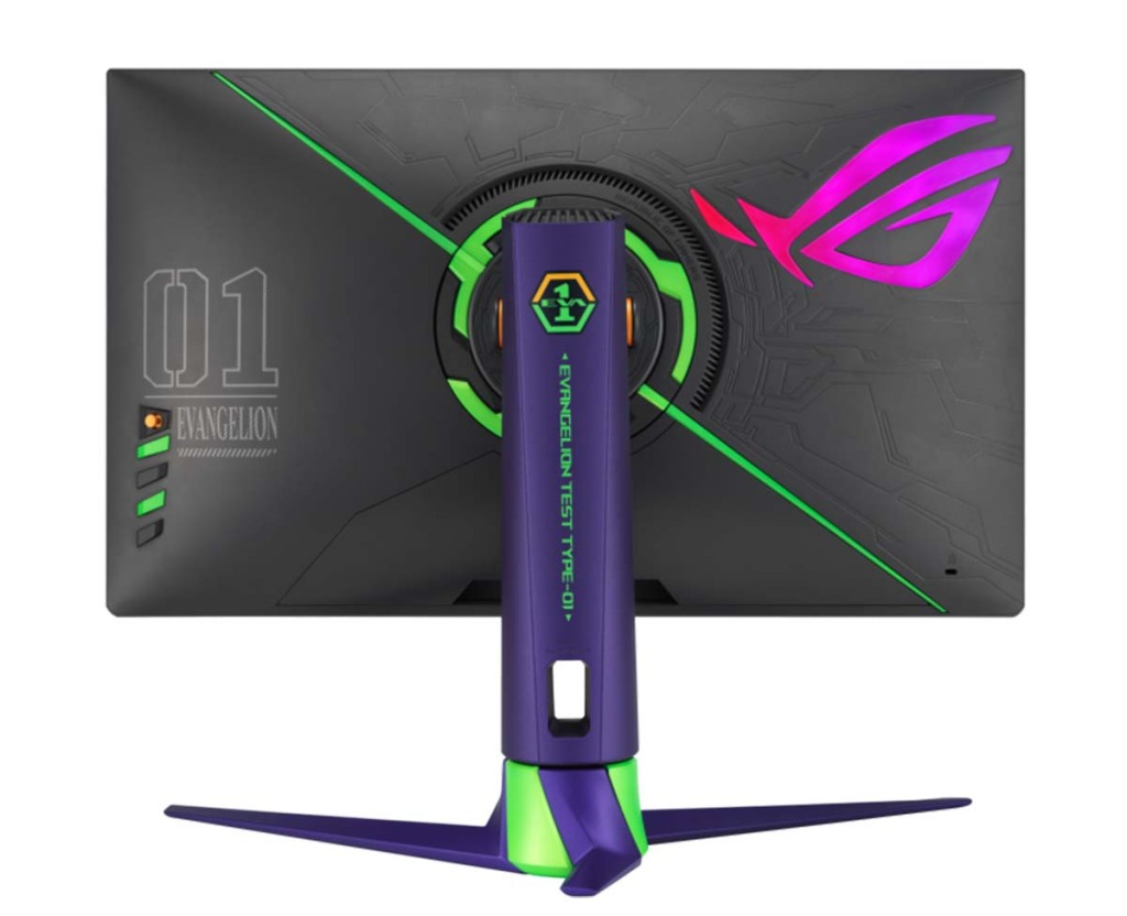 Moniteur ASUS ROG Strix XG27AQM-G EVA Edition 3 Ecran Asus Rog Strix Xg27aqm G Eva Edition Evangelion Arriere
