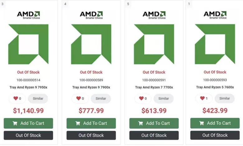Près de 900 $ US pour le Ryzen 9 7950X au Canada ? 1 tarifs cpu amd ryzen 7000 canada jpg webp