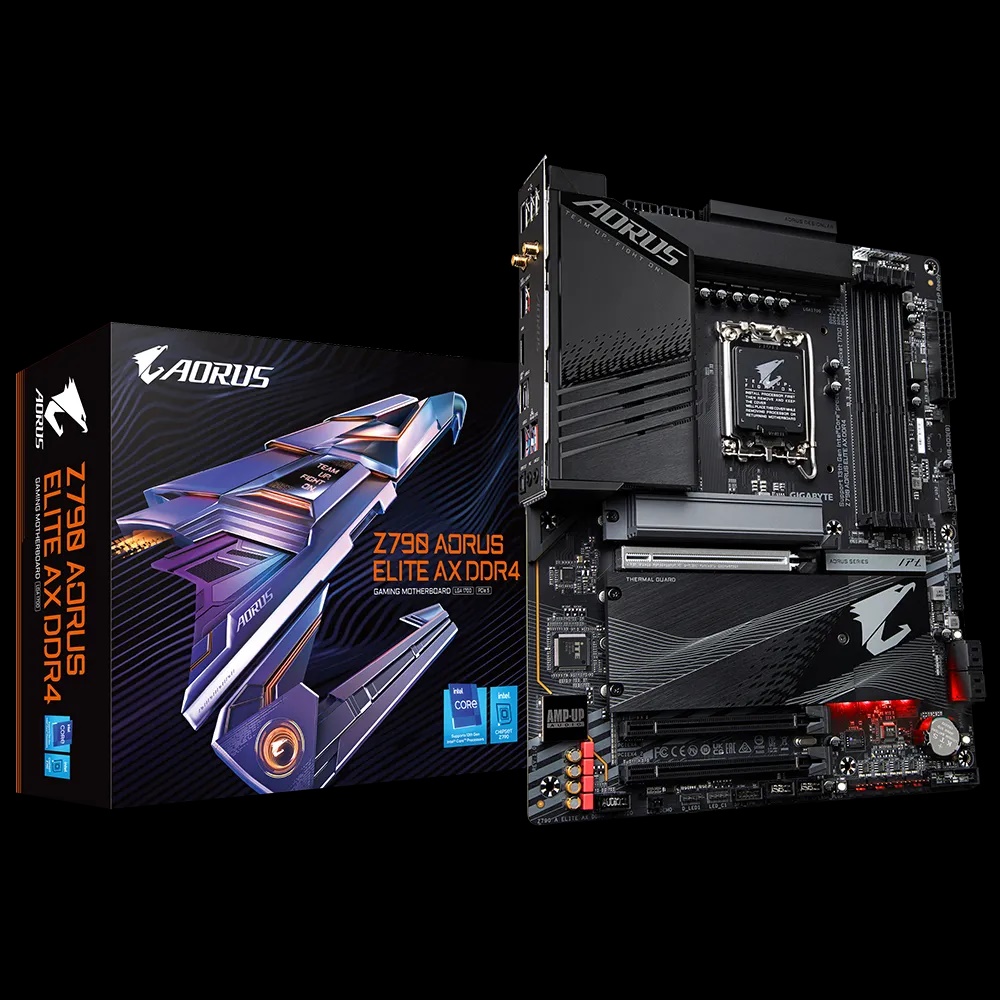 GIGABYTE dévoile ses cartes mères Z790 3 Gigabyte Z790 Aorus Elite Ax Ddr4