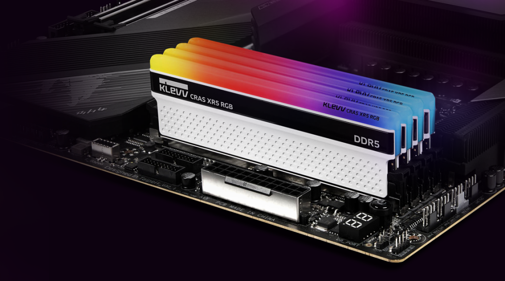 KLEVV dévoile la mémoire de jeu CRAS XR5 RGB DDR5 3 Klevv Crasxr5rgb Content4 Bg