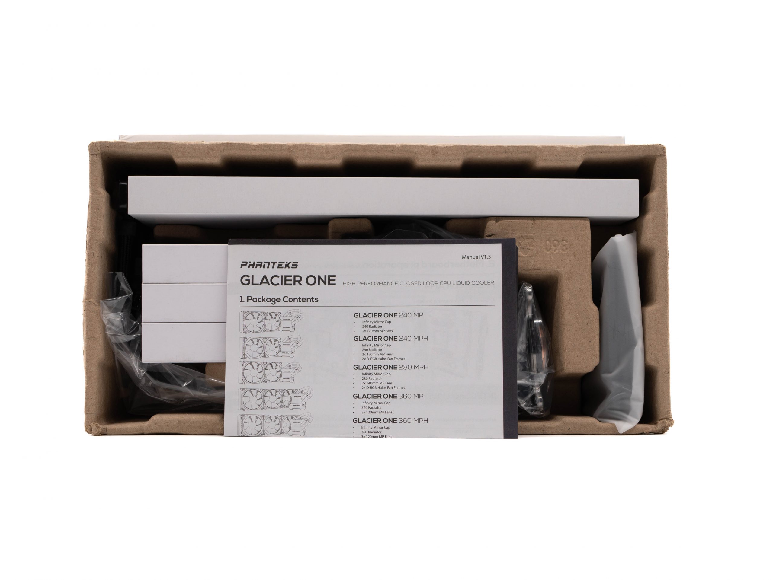 Test Phanteks Glacier One 360 MPH RGB : Le halo de la performance 3 Phanteks Glacier One 360 Mph 13