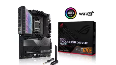 ASUS lance 5 nouvelles séries de cartes mères X670 31 ROG CROSSHAIR X670E HERO with box 2 jpg webp