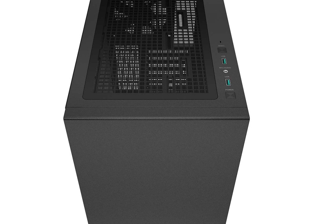 DeepCool CH510, avec panneau latéral magnétique 4 Dessus du boîtier