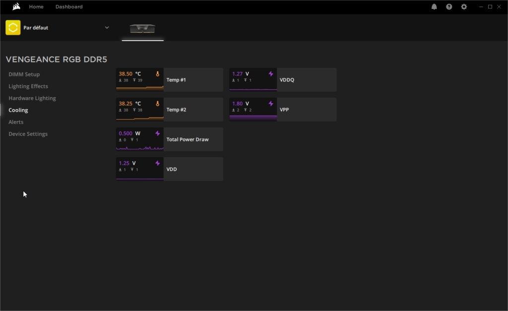 Test CORSAIR VENGEANCE RGB DDR5 5600 MHZ 9 Icue 5