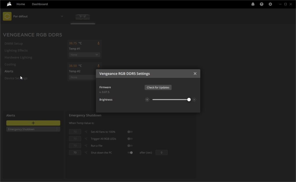 Test CORSAIR VENGEANCE RGB DDR5 5600 MHZ 11 Icue 7