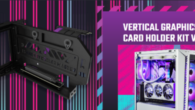 Présentation du kit Cooler Master Vertical Graphics Card Holder V3 172 kit v3 cm holder