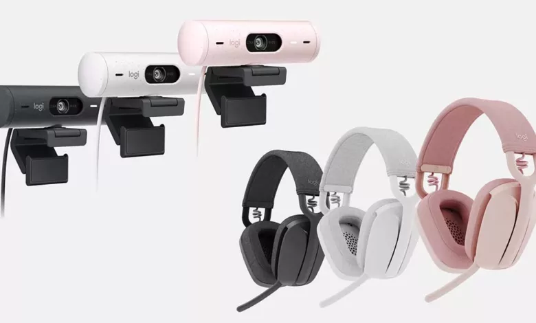 Logitech Brio 500 et Zone Vibe, des produits dédiés au télétravail 1 logitech webcam brio 500 casque zone vibe jpg webp