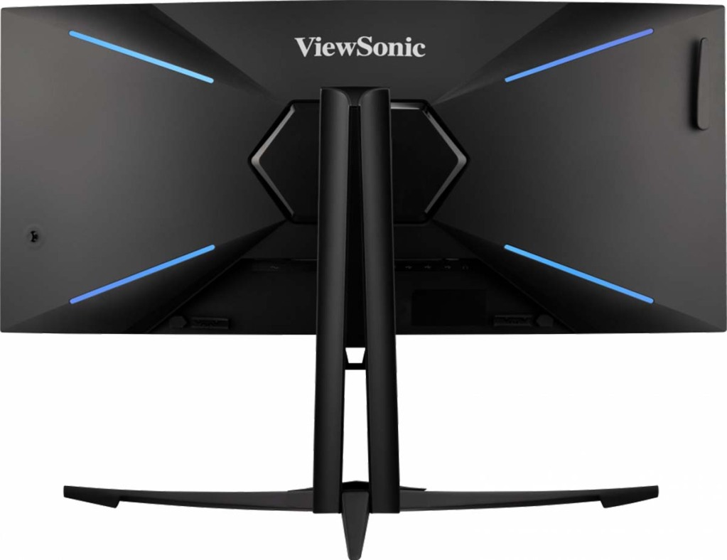 ViewSonic Elite XG341C-2K, moniteur UWQHD DisplayHDR 1400 3 Arrière
