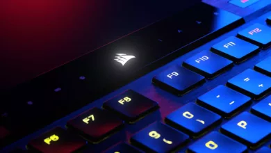 Clavier CORSAIR K100 AIR sans fil : entre finesse et légèreté 15 Corsair k100 air 2 jpg webp