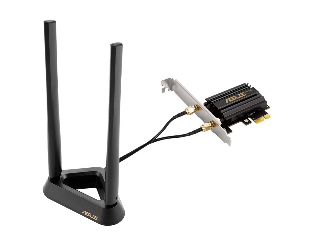 ASUS PCE-AXE59BT, un adaptateur Wi-Fi 6E/Bluetooth 5.2 3 Deux antennes Dual-MIMO
