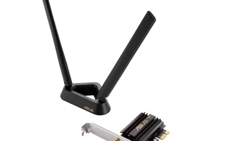ASUS PCE-AXE59BT, un adaptateur Wi-Fi 6E/Bluetooth 5.2 1 adaptateur wifi asus pce axe59bt jpg webp