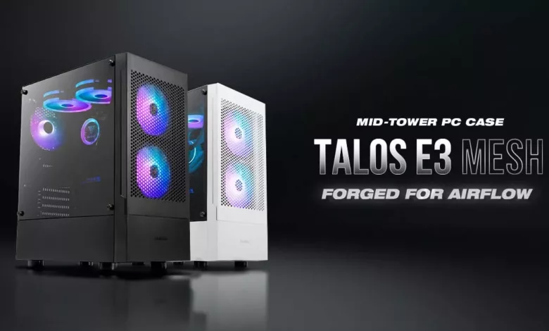 GAMDIAS TALOS E3 MESH, des boîtiers orientés airflow 1 boitier talos e3 mesh.series jpg webp