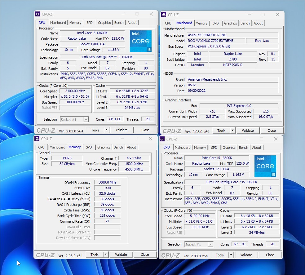 Core I5 13600 K Cpu Z