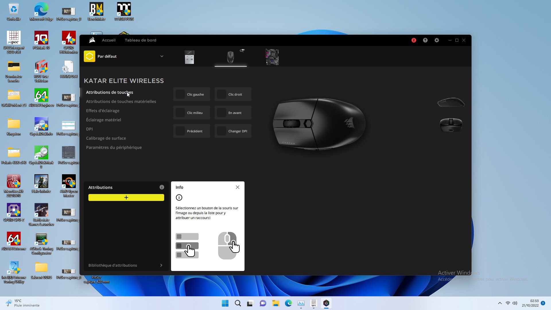 Test Katar Elite Wireless : simple et efficace 21 Icue 2 1