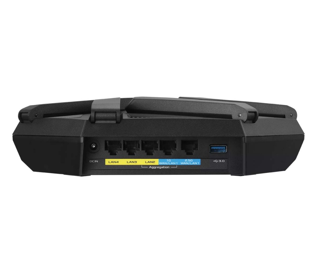 ASUS RT-AXE7800, un routeur tri-bande Wi-Fi 6E 4 Connectique