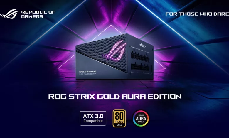 ASUS ROG annonce la série Strix Gold Aura Edition 1 Asus ROG Strix Aura Gold ban jpg webp