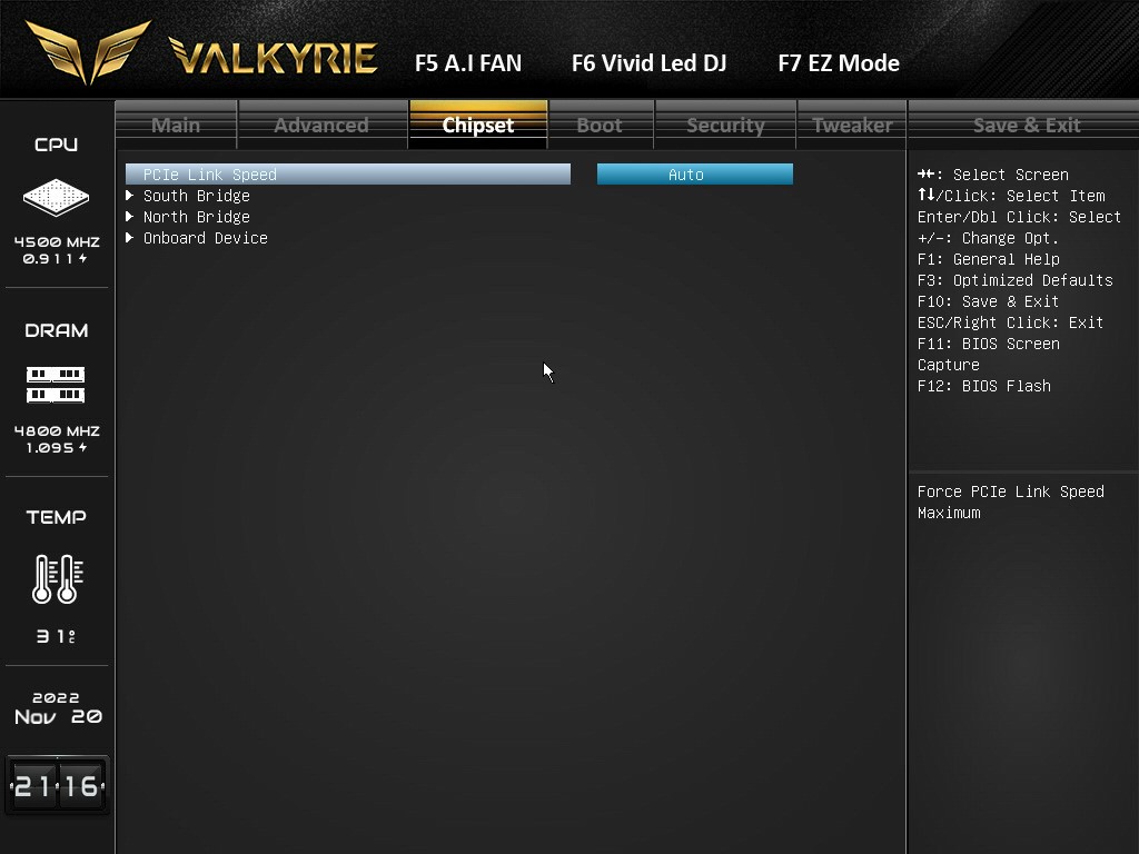Test BIOSTAR X670E VALKYRIE : Le haut de gamme accessible 8 Bios7 X670e Valkyrie