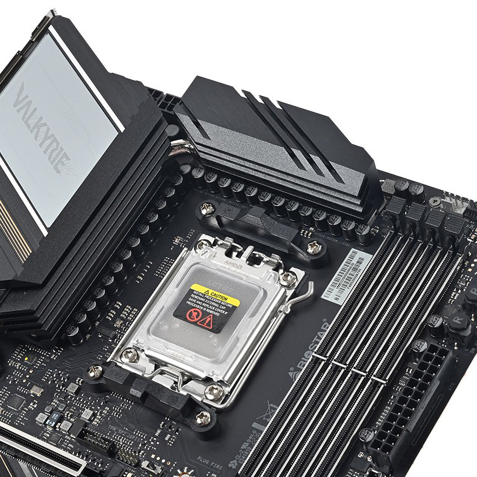 Test BIOSTAR X670E VALKYRIE : Le haut de gamme accessible 14 Biostar X 670 E Valkyrie Slots Ddr5