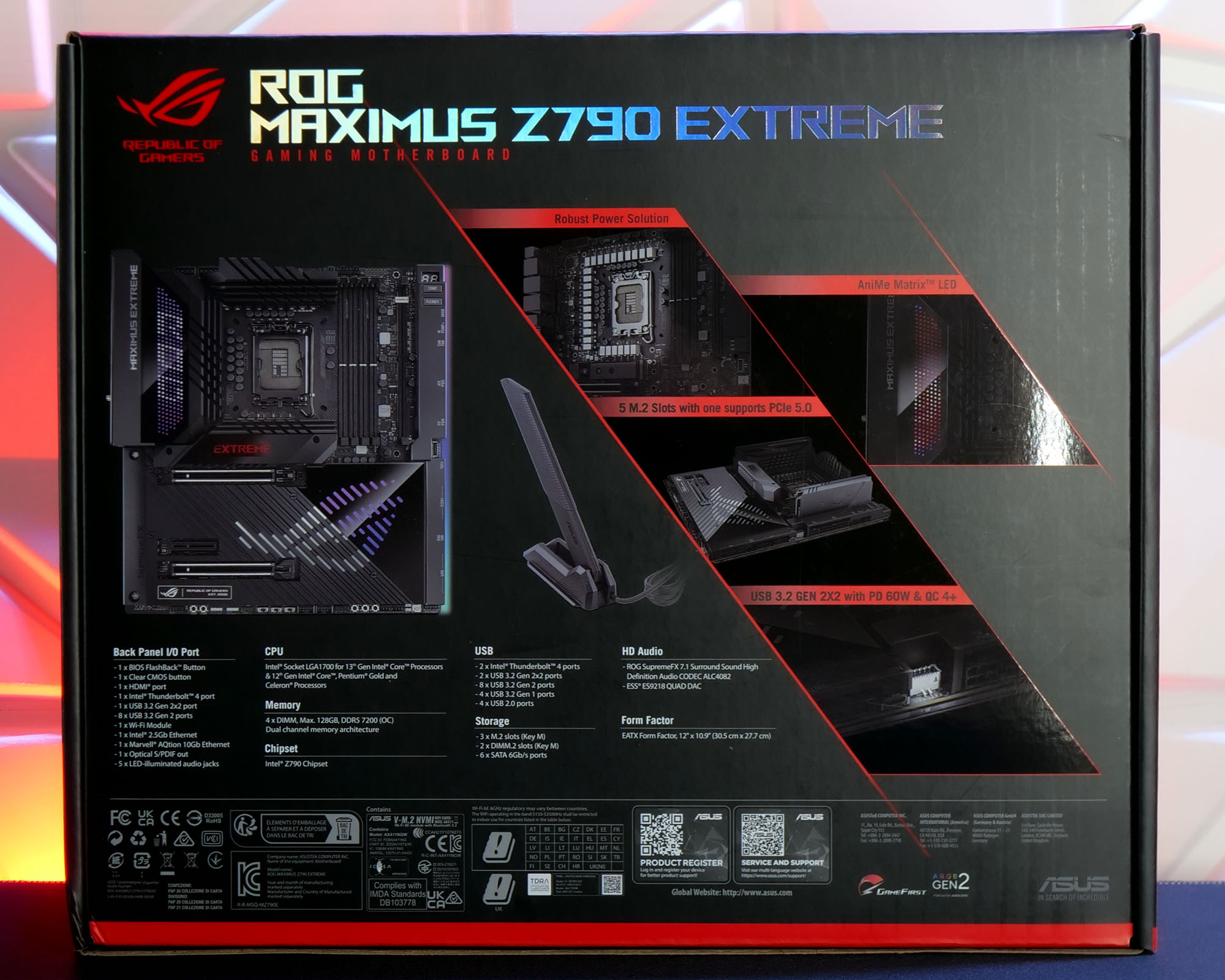 Rog Maximus Z 790 Extreme Emballage 2