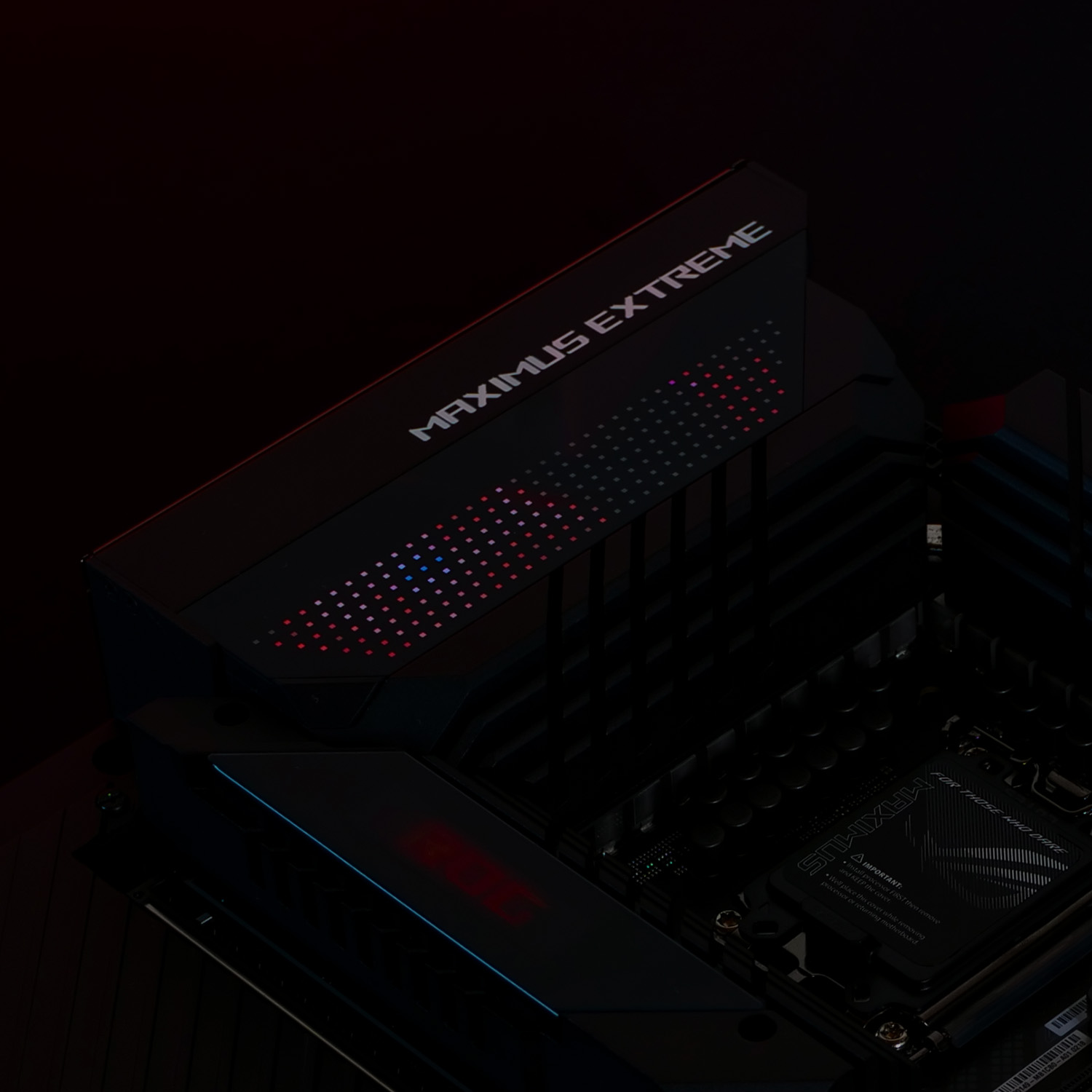 Test ROG Maximus Z790 Extreme : Une Carte d'Exception 10 Rog Maximus Z 790 Extreme Led Anime Matrix 02