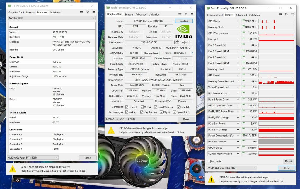 La NVIDIA GeForce RTX 4080, testée sous Geekbench et 3DMark 6 Rtx4080 Tdp