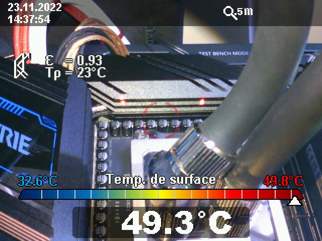 Test BIOSTAR X670E VALKYRIE : Le haut de gamme accessible 15 X670 E Valkyrie Temp Vrm