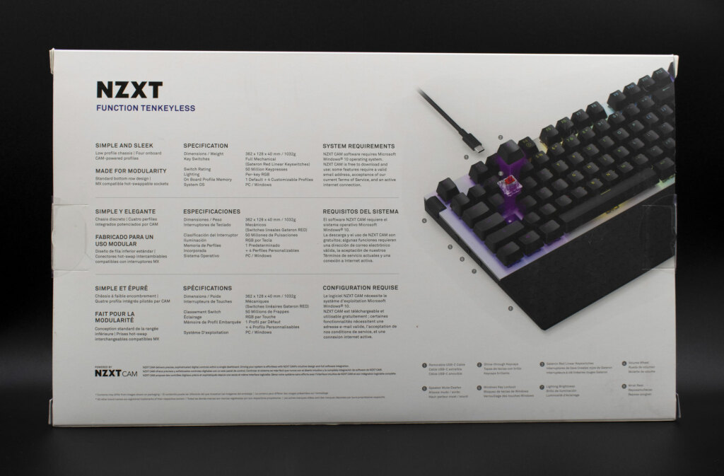 Clavier NZXT Function TKL : un premier clavier convaincant 3 Nzxt Function Tkl 0020