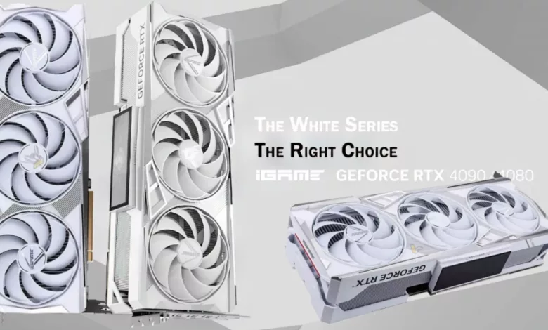 Colorful lance ses GeForce RTX 4090 et RTX 4080 Vulcan White Limited Edition 1 Colorful vulcan white 1 scaled