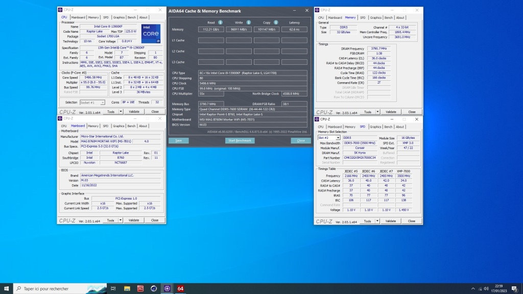 B760m Mortar 7600 Mhz