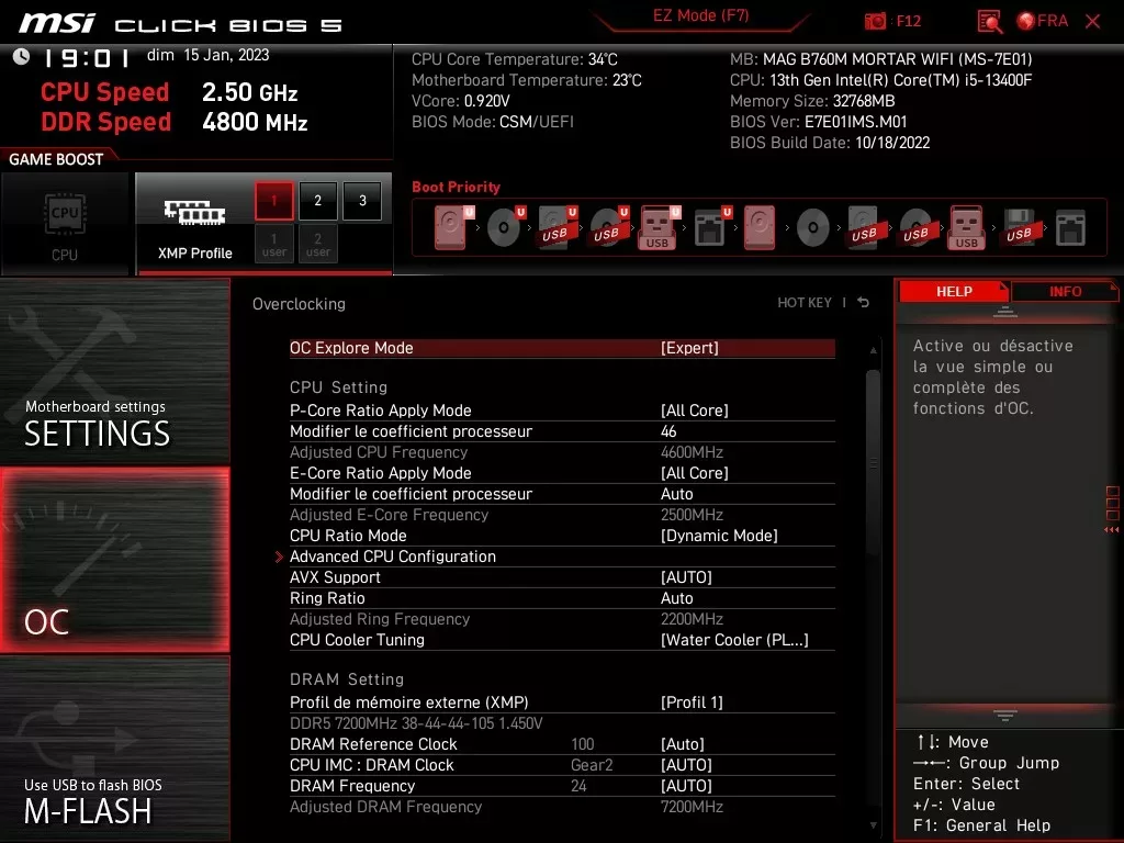 B760m Mortar Bios6