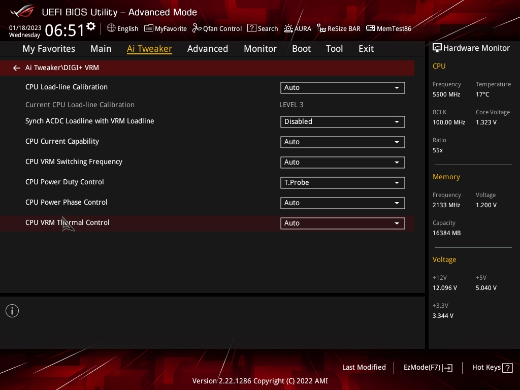 Bios Strix B760 G 10