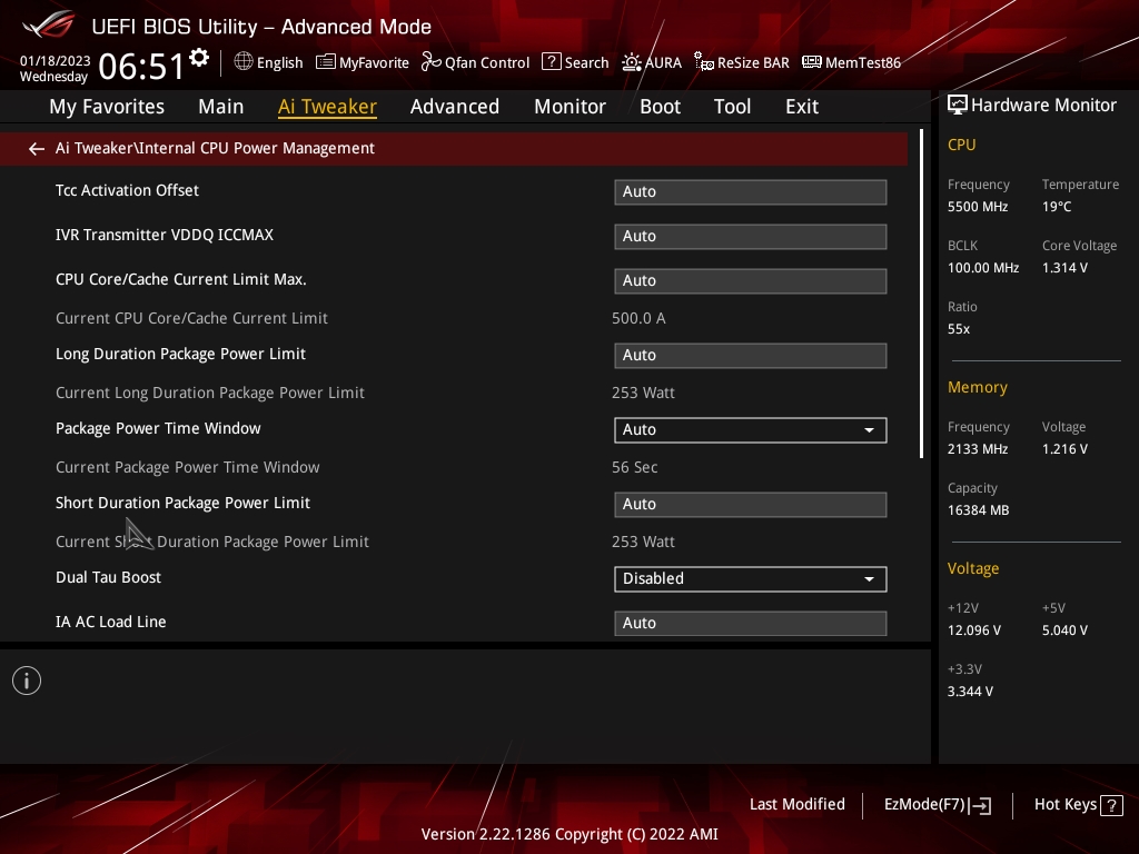 Bios Strix B760 G 9
