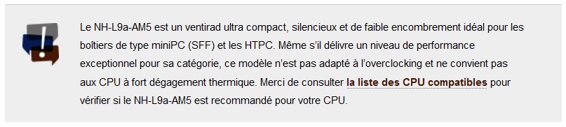 Test Noctua NH-L9a-AM5 : la compacité pour les Ryzen 7000 3 Noctua Nh L9a Am5 56