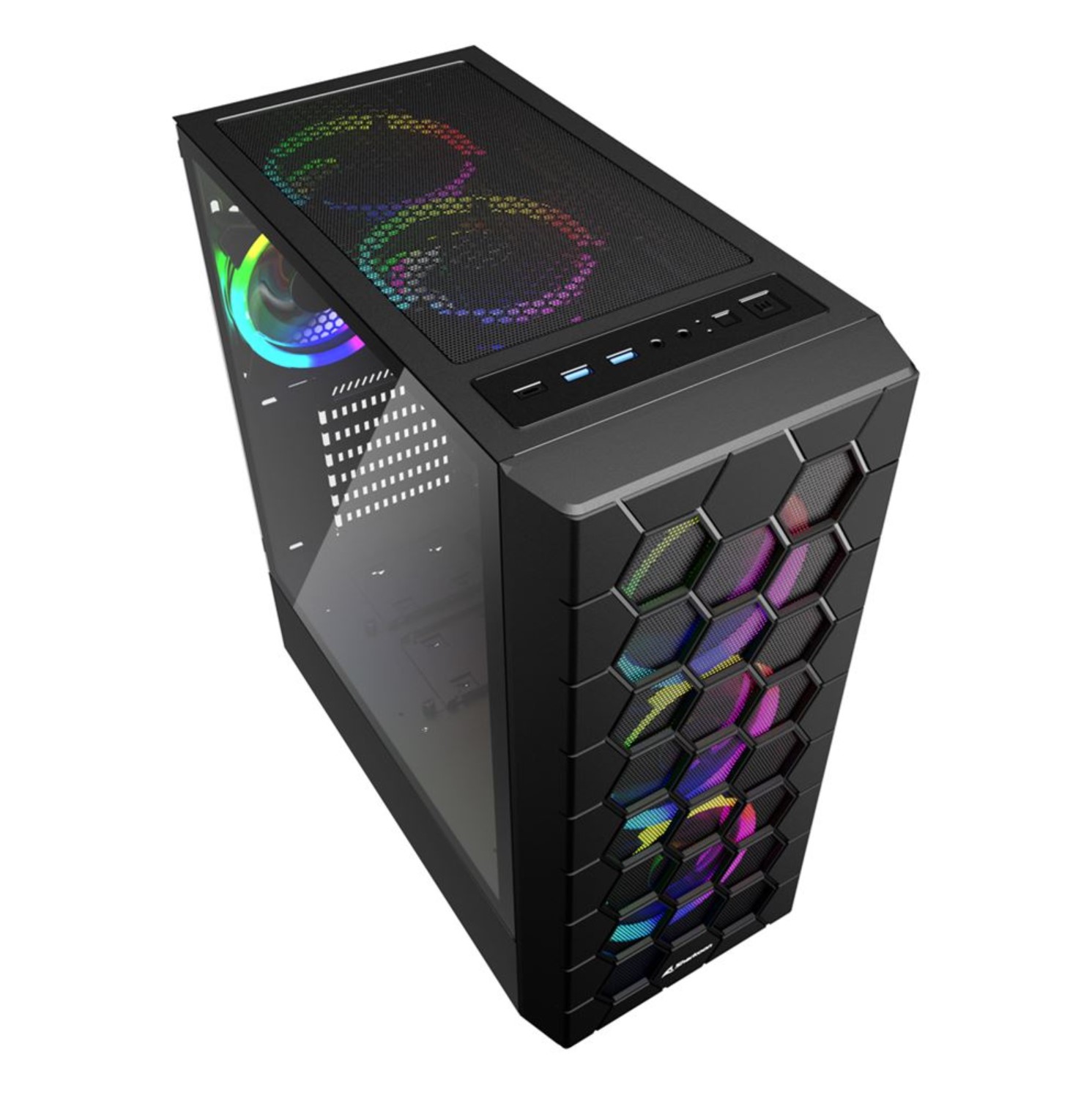 Sharkoon dévoile le boîtier RGB HEX 5 Sharkoon Rgb Hex 3