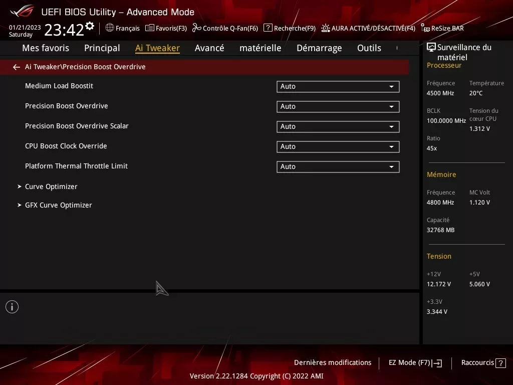 Bios Strix B650 A16