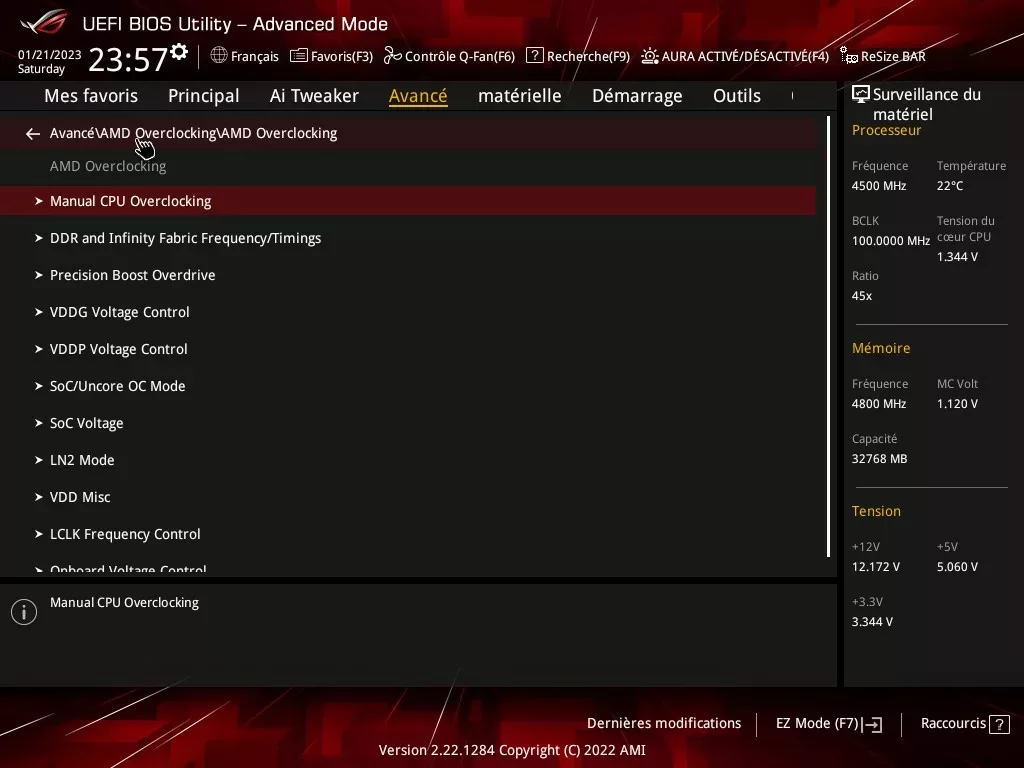 Bios Strix B650 A3