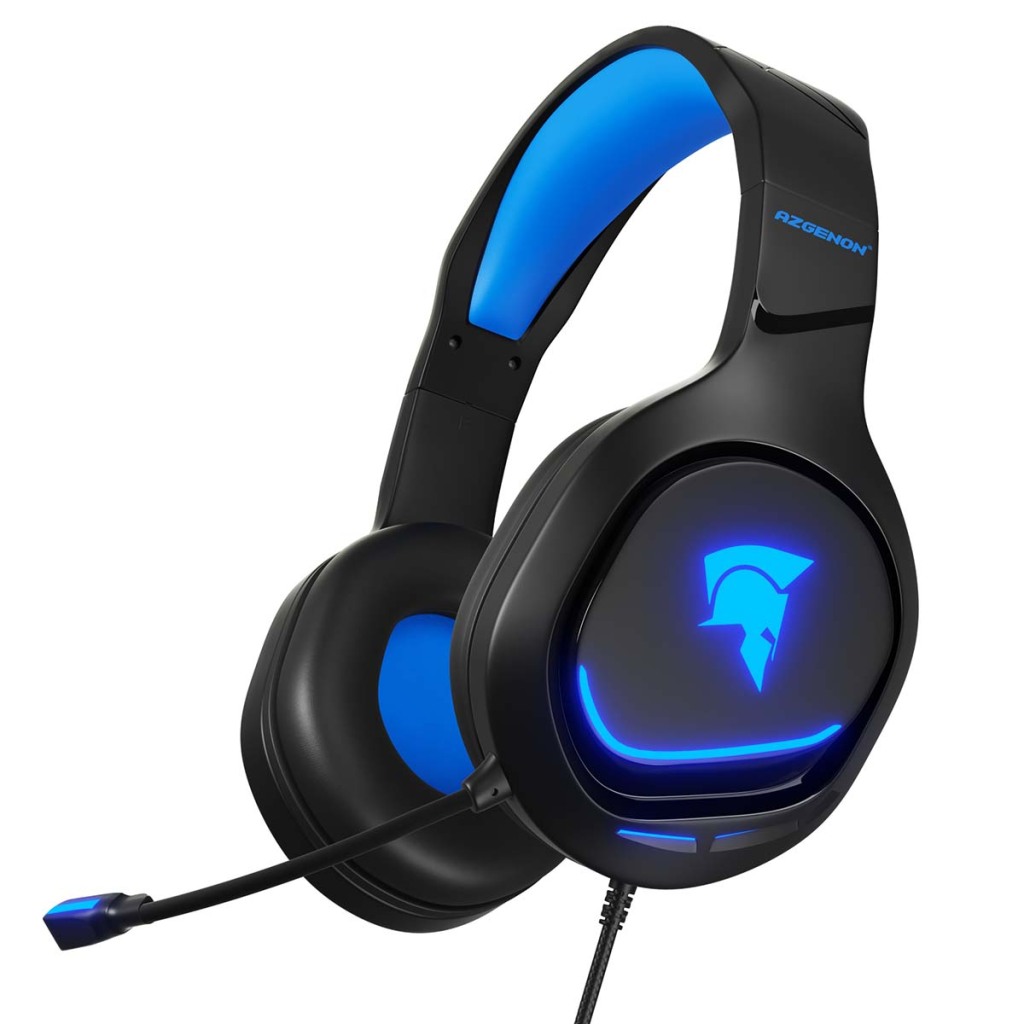 AZGENON annonce une série de casques de 20 à 50 € 7 Casque Gamer Ag H300p Bleu Led