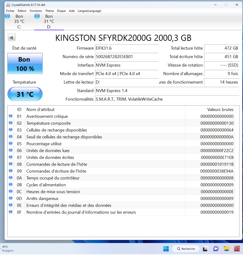 Test Kingston FURY Renegade Heatsink 2 To 3 Cdi Kingston 2to