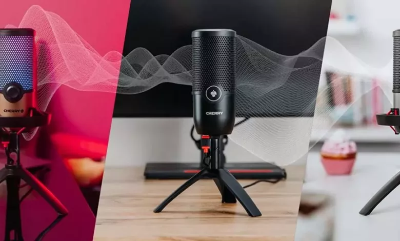CHERRY lance trois microphones USB avec la série UM 1 microphone cherry serie um jpg webp