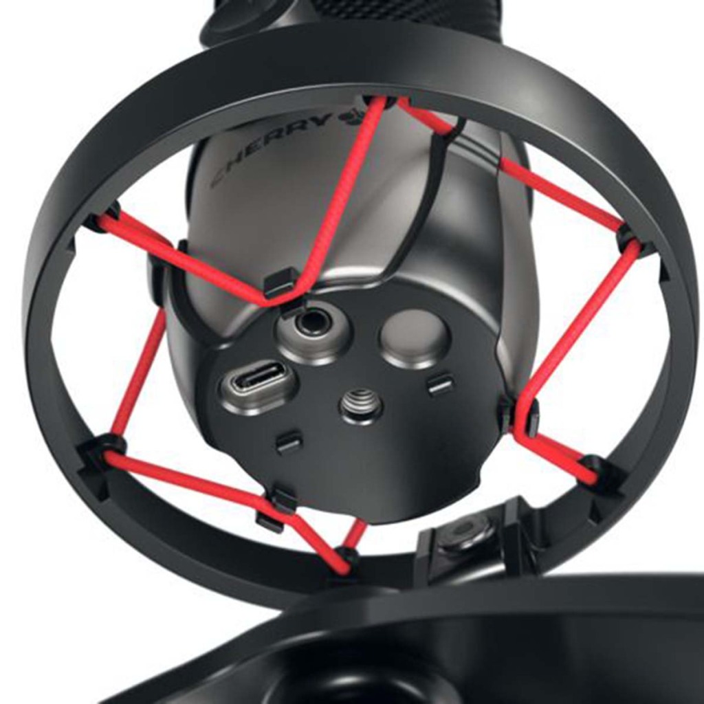 CHERRY lance trois microphones USB avec la série UM 4 Fonction Shock Mount