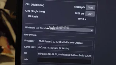 Cinebench R23, le Ryzen 7 7745HX en a sous le coude 45 processeur amd ryzen 7 7745hx cinebench r23 jpg webp