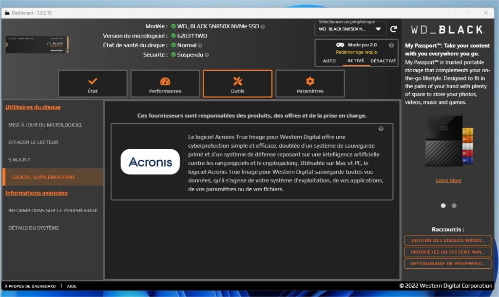Western Digital Dashboard 6
