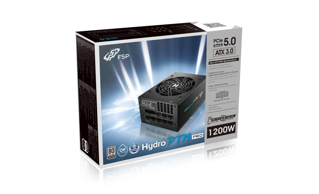 FSP étoffe sa gamme d'alimentation ATX 3.0 4 FSP PSU Hydro PTM Pro