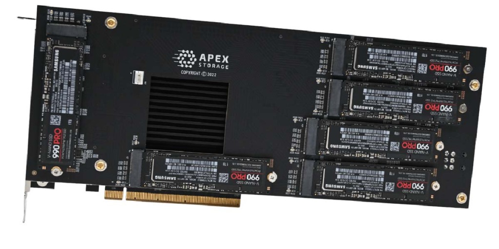 Apex Storage X21 AIC, jusqu'à 168 To sur une carte PCie 4 carte apex storage x21 aic 3