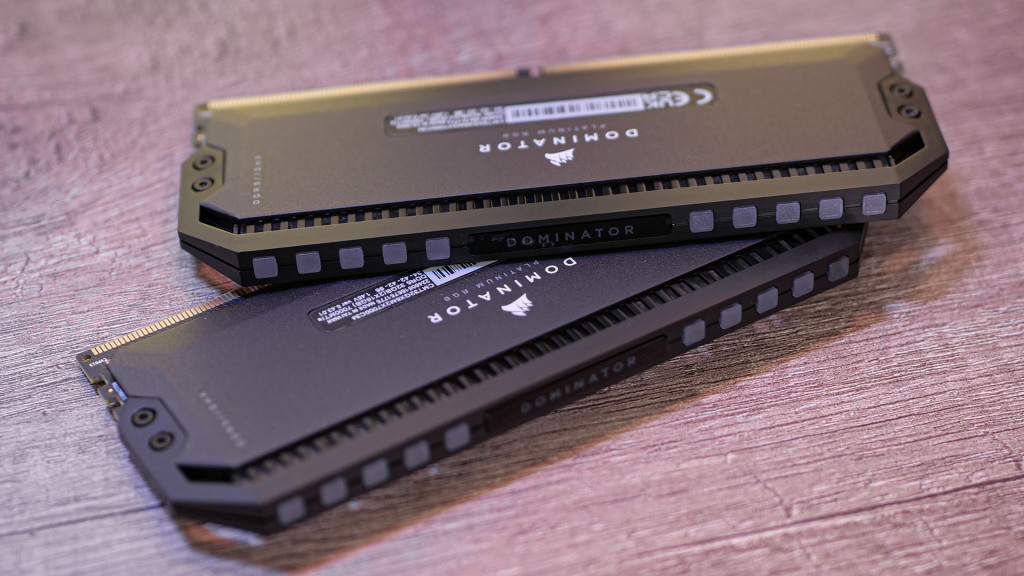 corsair dominator platinum rgb barette tronche
