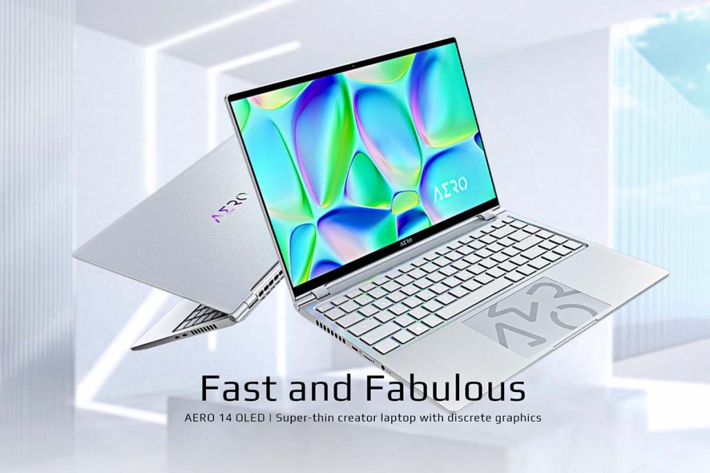 Laptops Gigabyte AERO 2023, désormais disponibles 3 Laptop Gigabyte AERO 14 OLED