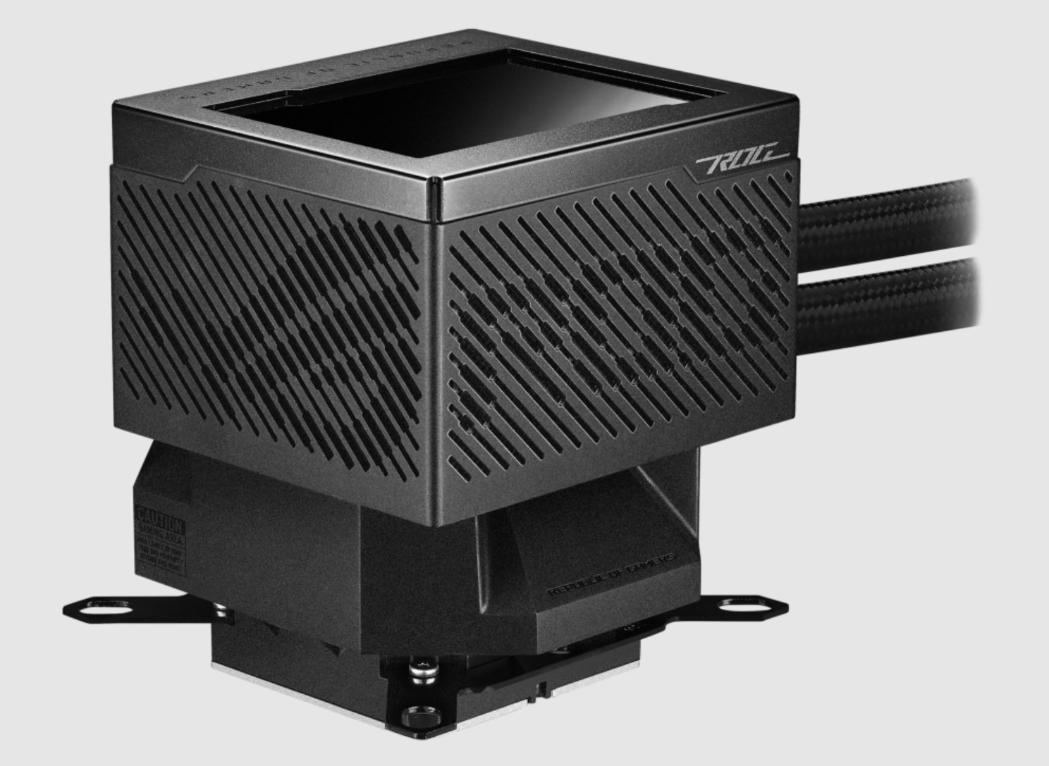 (MAJ) ASUS ROG Ryujin III : de nouvelles améliorations 4 AIO ROG Ryujin III bloc pompe