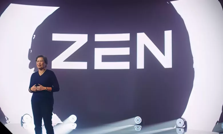 AMD Zen 1 scaled