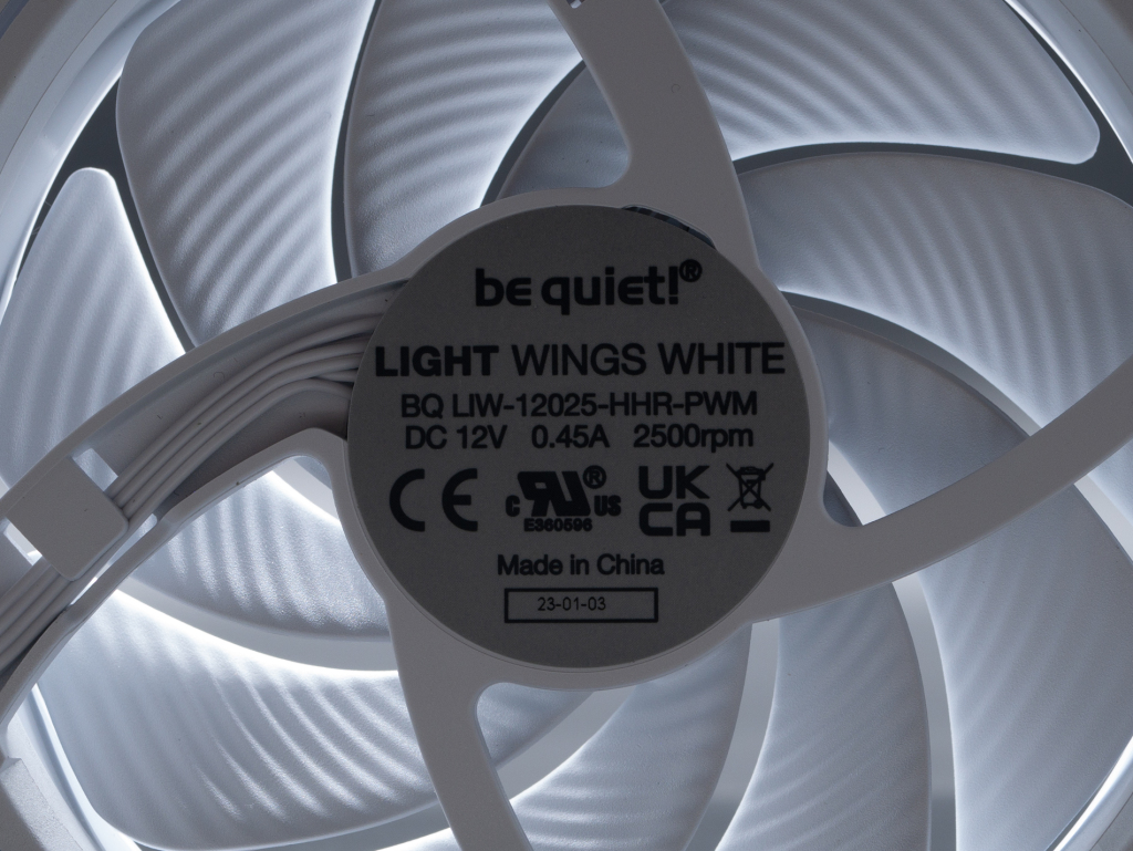 Be Quiet Light Wings White 23