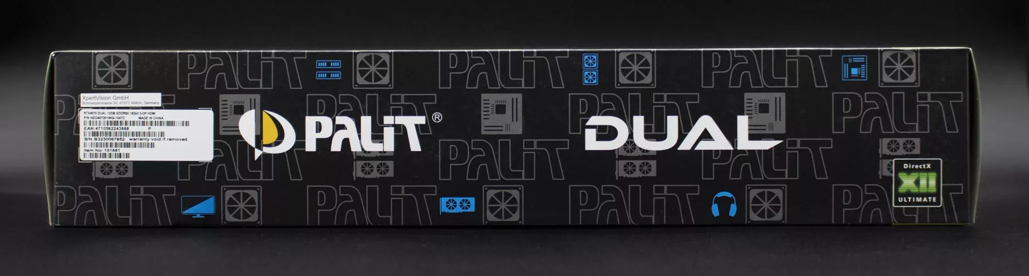 PALIT RTX 4070 Dual côté 2